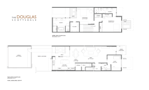 The Madison• 2,390 sqft • Two Master Suites plus Office/Den • Three Baths • Private Courtyard • Two Car Garage